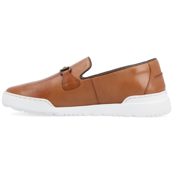 New Thomas & Vine Dane Horsebit Loafers Sneakers Brown Leather Lightweight 13 - Picture 2 of 15